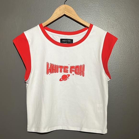 White Fox Boutique Saturn Baby Tee - Picture 10 of 11